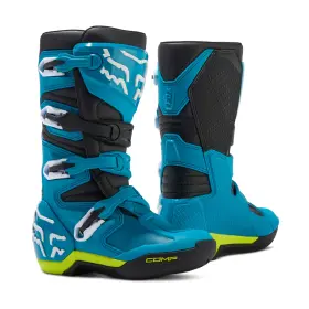 30471-026-6 Fox Racing Youth Comp Motocross Boots Black/yellow Size 6