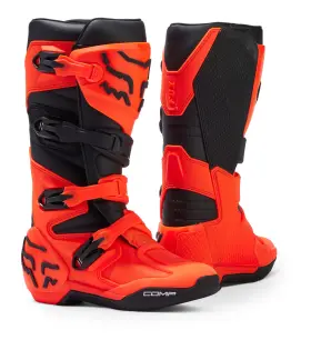 30471-824-5 Fox Racing Youth Comp Motocross Boots Fluorescent Orange Size 5