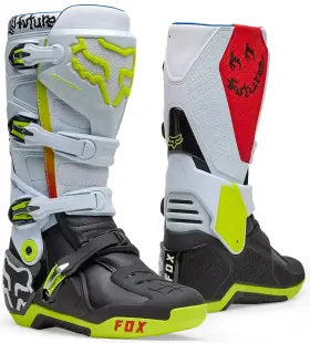 33515-056-10.5 Fox Racing Motion Hello Future Mens Mx Offroad Boots Red/black/white 10.5 Usa