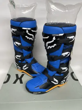 36362-002 Fox Racing New Comp Motocross Boots - Size 10 Blu