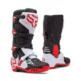 36363-047-10 Fox Racing Brand New Mens Moto Motion Boots 485 10 White Red