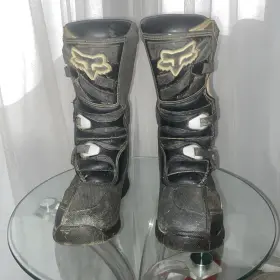 4500053316 Fox Racing Comp 3 Youth Motocross Boots Size Y4 Dirtbike Mx Sx Motorcycle Riding Kids