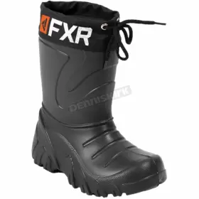 190719-1000-24 Fxr Open Box Youth Svalbard Boot Black Size 6/7 Child