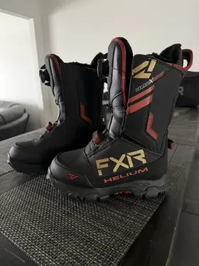 210704-1000-40 Fxr Helium Dual Boa Snowmobile Boots Waterproof Insulated Durable Black