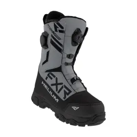 210704-1003-40 Fxr Helium Dual Boa Snowmobile Boots Waterproof Insulated Durable Black/steel
