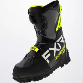 220707-1065-42 Fxr Open Box Adult X-cross Pro Boa Motorcycle Boot Black/hi Vis Size 9m/11w