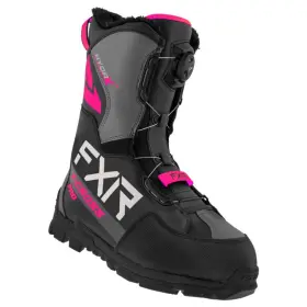 220707-1090-40 Fxr Adults X-cross Pro Boa Snowmobile Boots Black/fuchsia - 07