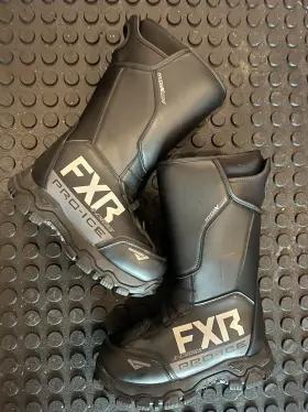 220709-1000-40 Fxr X-cross Pro-ice Snowmobile Boots Insulated Fixed Liner Slip-on Black