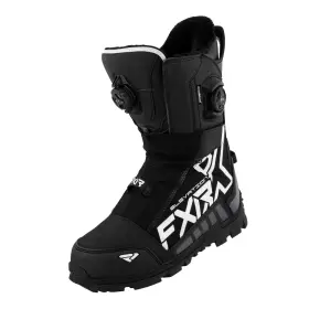 220725-1000-41 Fxr Elevation Dual Boa Snowmobile Boots Waterproof Insulated Fixed Lining Black