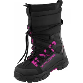 220730-1090-40 Fxr Open Box Adults X-plore Short Motorcycle Boots Black/fuchsia - 40