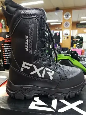230701-1010-36 Fxr X-cross Speed Black Ops Snowmobile Boots Mens 4/ Womens 6