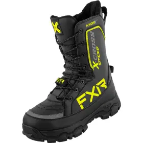 230701-1065-37 Fxr X-cross Speed Snowmobile Boots Waterproof Winter Insulated Black/hivis