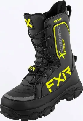 230701-1065-43 Fxr Mens X-cross Speed Snowmobile Boot Black/hivis Size 10 -