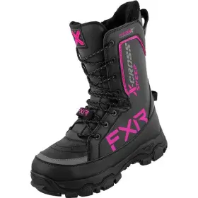 230701-1090-40 Fxr Adults Speed Motorcycle Boots Black/fuchsia Size Eu 40 -