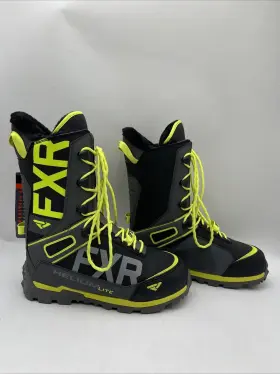 Fxr 841921504853 Unisex Adults Helium Lite Speed Boots Grey/neon Yellow Size 10m/12w