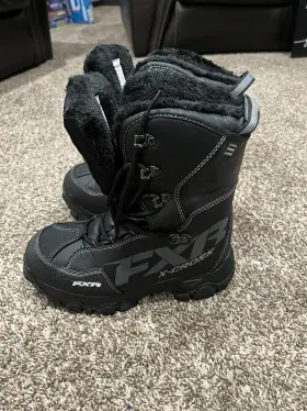 Fb0413-1-17 Fxr X-cross Snowmobile Boots Men S 6 Women 8