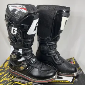 2157-001 Gaerne Gx-1 Gx1 Motorcycle Off Road Dirt Bike Motocross Mx Black Boots Mens 10