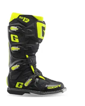 2174-089-10.5-391-0 Gaerne Sg-12 Boots Adult 10.5 Black Yellow