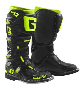 2174-089-12 Gaerne Sg12 Boots Black/flo Yellow