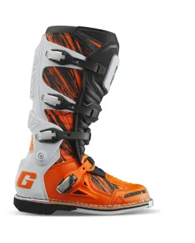 2196-008-7 Gaerne Fastback Endurance Mx Offroad Boots Orange/white Size 7 Usa