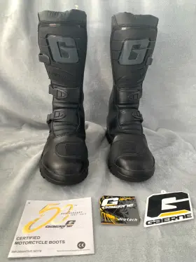2525-001 Gaerne G-adventure Black Mens Size 11 Motorcycle Boots