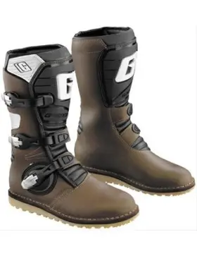 455411 Gaerne Boots Riding Balance Pro Tech Brown Aluminum Buckle Mens 10 Pair