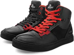 Jia-xz005 Grapelet Motorcycle Shoes Ankle Support Boots Road Street Riding Side Zipper 8.5