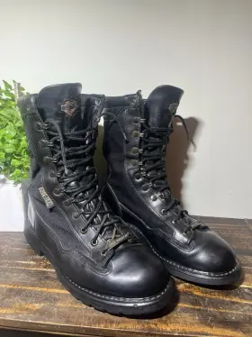 98410 Harley-davidson Vintage 90 S Mens Sz11 Gore-tex Leather Motorcycle Combat Boots