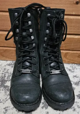 D83853 Harley-davidson Balsa Womens Motorcycle Boots #d83853 Size 6
