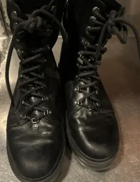 D84694 Harley-davidson Black Motorcycle Boots Women S Model Pics/quick Shipping