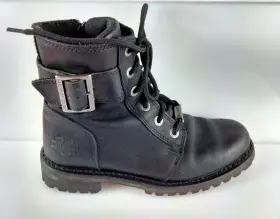 D87086 Harley-davidson Womens Sylewood Sz 8.5 Black Motorcycle Boots