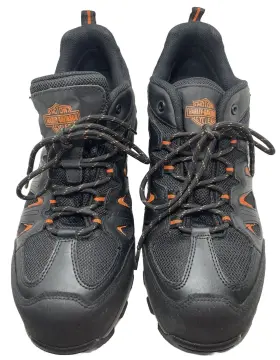 D93327 Harley-davidson Eastfield Wp Composite Toe Black Athletic Work Shoe Size 13m Euc