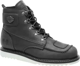 D93470 Harley-davidson Mens Hagerman Leather Motorcycle Wedge Boot 13 Black
