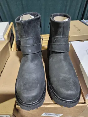 D93491 Harley-davidson Mens Boots Size 9 Rambert Harness Black Leather D93491 Harley-davidson Mens Boots Size 9 Rambert Harness Black Leather