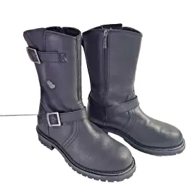 D93695 Harley-davidson Mens Stahl Black 10.5-inch Motorcycle Boots D93695. Size 8.5 D93695 Harley-davidson Mens Stahl Black 10.5-inch Motorcycle Boots D93695. Size 8.5