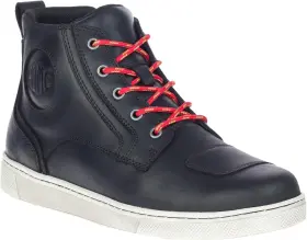 D93728 Harley-davidson Footwear Mens Bateman Ankle Pro Sneaker 7 Black