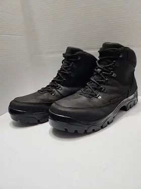 D93735 Harley-davidson Mens 11.5m Macleod Waterproof Black Motorcycle Boots