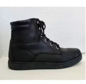 D93758 Harley-davidson Mens Black Watkins Lace Motorcycle Riding Boots Size 12m