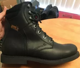 D94284 Harley-davidson Licensed Mens Biker Boots Inch Darnel Black Us 12m Uk 11