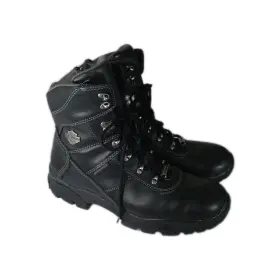 D95333 Harley-davidson Men S Felix Waterproof Leather Riding Boots Black Size 11