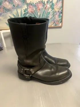 D95353 Harley-davidson Men S Huston Waterproof Leather Riding Boots Size 10