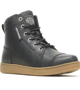 D96260 Harley-davidson Mens Breman Motorcycle Riding Sneaker Boots Sz 8 Black-d96260