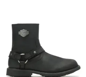 D96280 Harley-davidson D96280/0900 Mens Scout Leather Harness Riding Boots Size 9