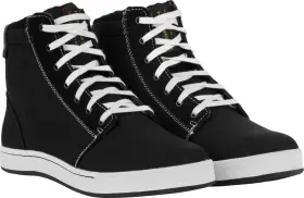 361-99510 Highway 21 Axle Motorcycle Riding Shoes Black/white 10