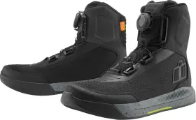 3403-1257 Icon Overlord Vented Ce Boots Black/gray Size 8