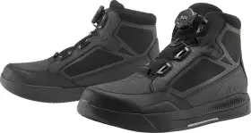 3403-1282 Icon Patrol 3 Waterproof Boots - Black Size 8.5