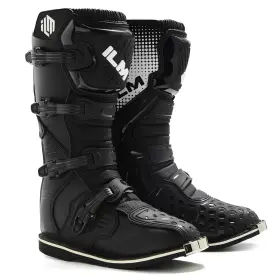 Ilus-fa-mx3 Ilm Motorcycle Boots Waterproof Atv Motorcross Dirt Bike Men Size 8 Black Adult