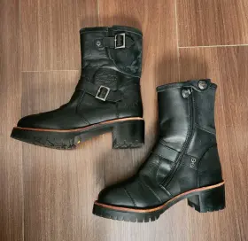 2867892 Indian Motorcycle Women S Short Engineer Boots Black Leather Biker Riding Size 7 2867892 Indian Motorcycle Women S Short Engineer Boots Black Leather Biker Riding Size 7