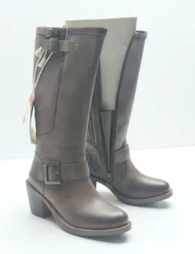 286396406 Indian Motorcycle Womens Leather Tall Engineer Boots Brown Size 6 286396406 Indian Motorcycle Womens Leather Tall Engineer Boots Brown Size 6