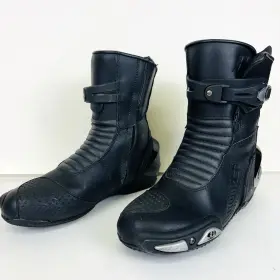 102137b Joe Rocket Super Street Rx14 Motorcycle Boots Size 8 Black Leather 102137b Joe Rocket Super Street Rx14 Motorcycle Boots Size 8 Black Leather